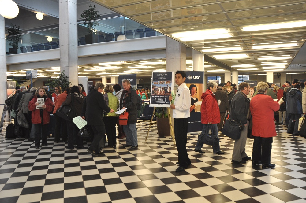 Einchecken copyright by peg