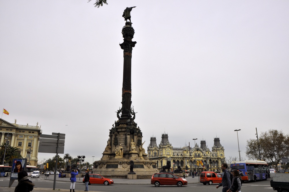 Barcelona, Kolumbussäule copyright by peter egelkraut