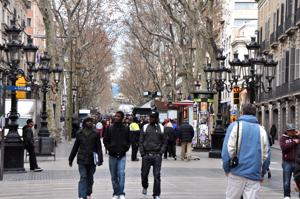 Barcelona, La Rambla copyright by peter egelkraut