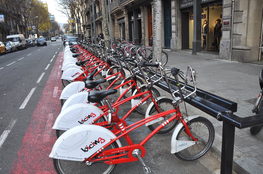 Barcelona, Rad an Rad copyright by peter egelkraut