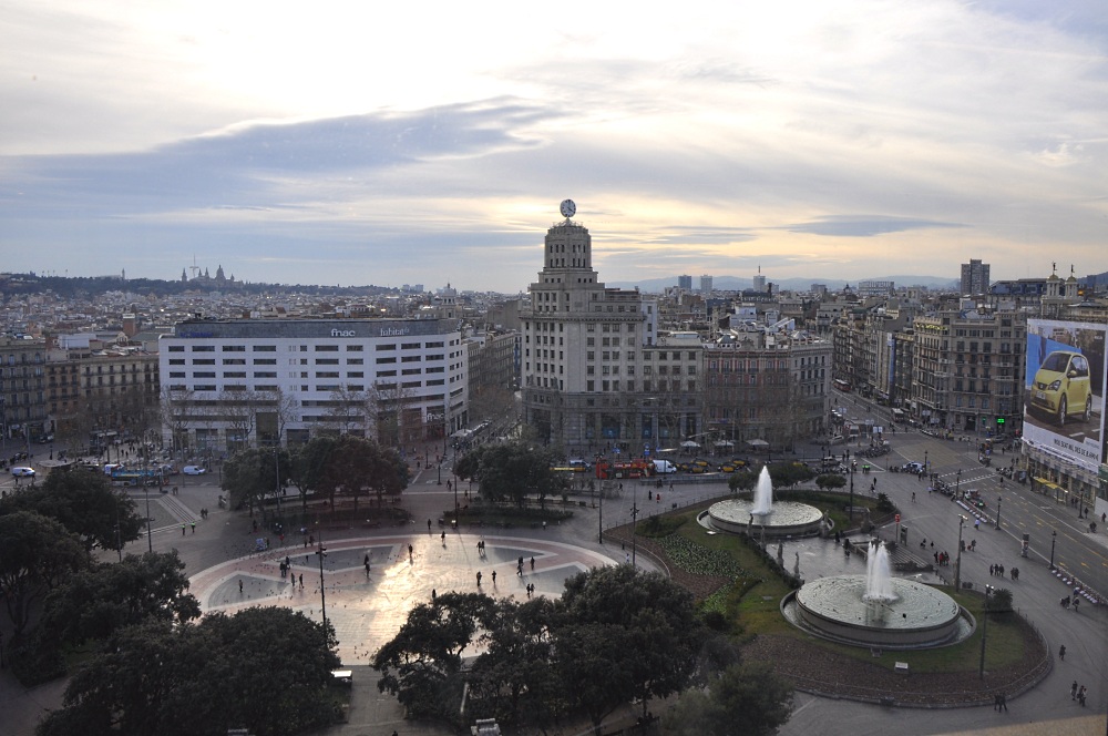 Barcelona, Blick über die Stadt copyright by peter egelkraut