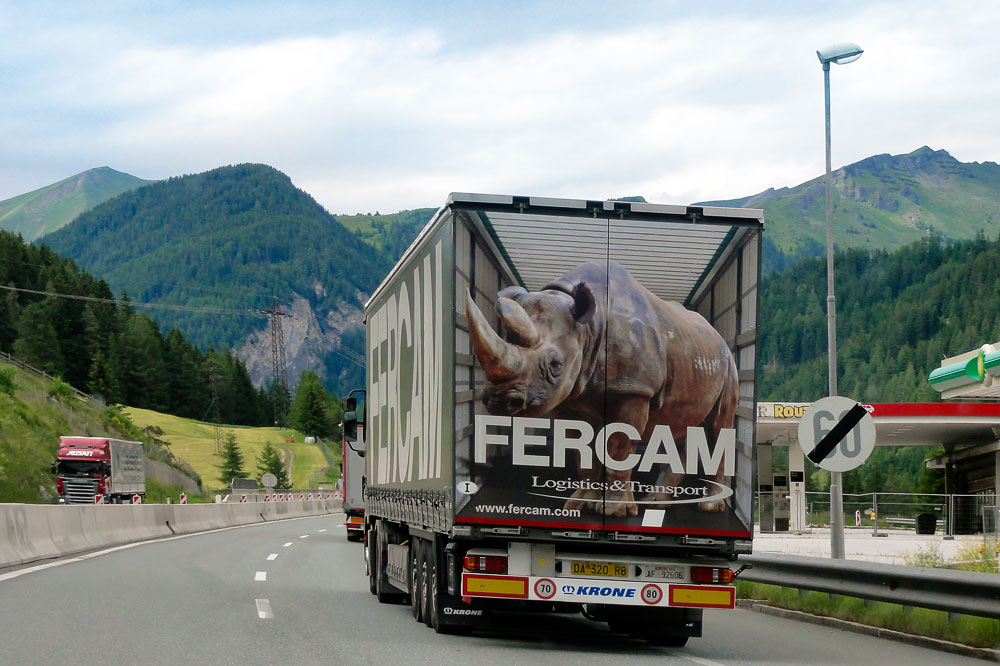 Ein Bergnashorn oder einfach nur gelungene Werbung?