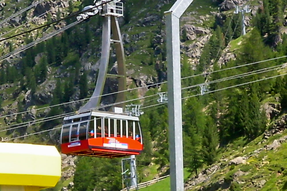Kurzras, Kabinenseilbahn