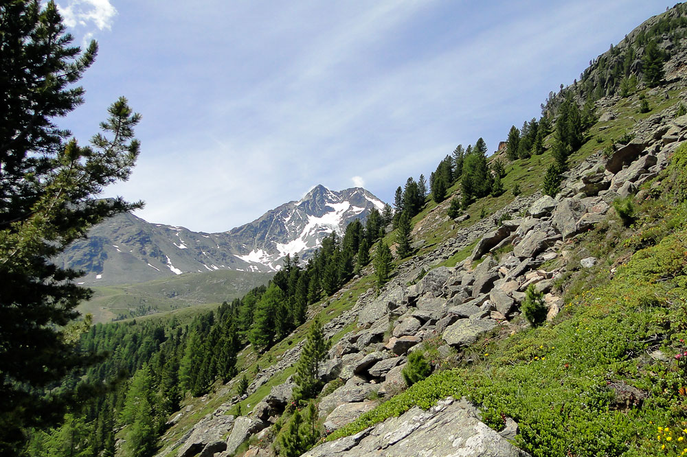 Steil geht es bergauf