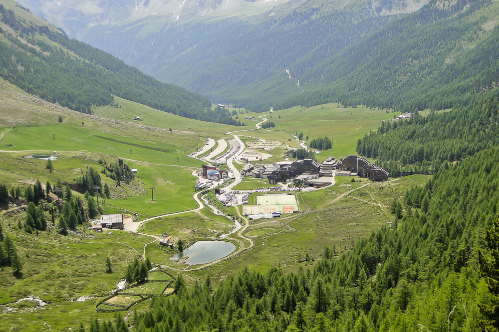 Der Blick zurück zum Startpunkt der Tour