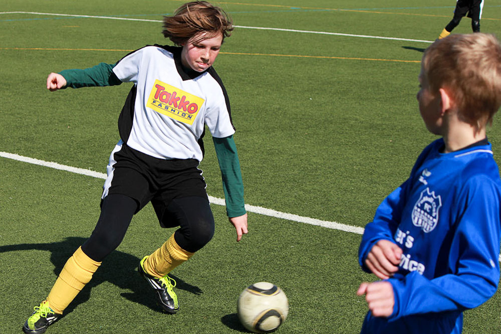 Auf dem Weg zum Gegnertor