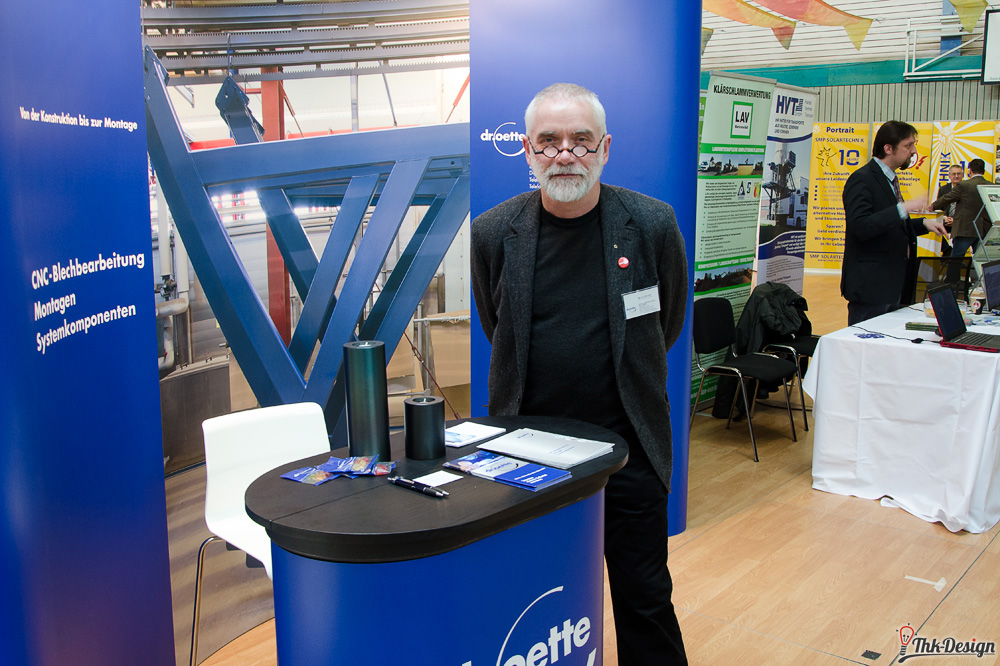 Macht Kunst und Öffentlichkeitsarbeit für seine Firma: Peter Kärst