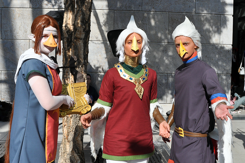 3 wahrhaft bunte Vögel