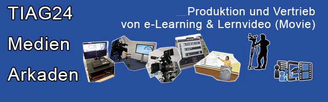 Produktion und Vertrieb von e-Learning & Lernvideo (Movie) als Bestandteil im Blended Learning (Hybrid Learning-Angebote, d.h. Mix aus Präsenzunterricht – e-Learning – Lernvideo)
